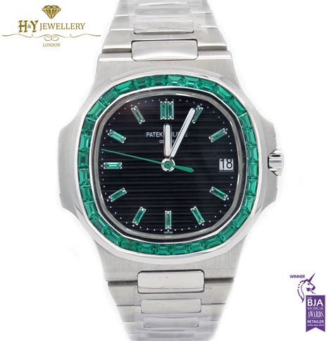 patek philippe nautilus 5711 platinum emerald precio|Patek Philippe Nautilus ref 5711.